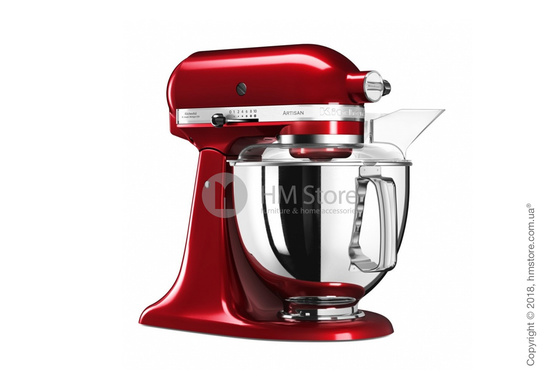 Планетарный миксер KitchenAid Artisan Series 5-Quart Tilt-Head Stand Mixer Plus Bowl 4.8 л, Candy Apple Red