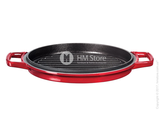 Кастрюля чугунная KitchenAid Cast Iron 28 см, Empire Red