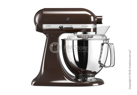 Планетарный миксер KitchenAid Artisan Series 5-Quart Tilt-Head Stand Mixer Plus Bowl 4.8 л, Espresso