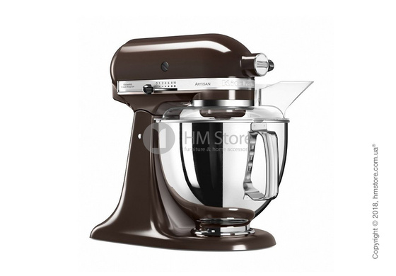 Планетарный миксер KitchenAid Artisan Series 5-Quart Tilt-Head Stand Mixer Plus Bowl 4.8 л, Espresso