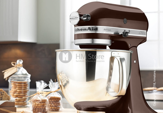 Планетарный миксер KitchenAid Artisan Series 5-Quart Tilt-Head Stand Mixer Plus Bowl 4.8 л, Espresso