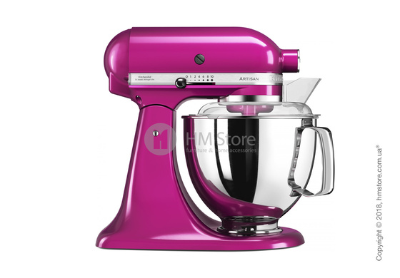Планетарный миксер KitchenAid Artisan Series 5-Quart Tilt-Head Stand Mixer Plus Bowl 4.8 л, Raspberry Ice