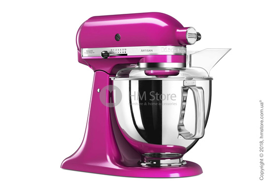 Планетарный миксер KitchenAid Artisan Series 5-Quart Tilt-Head Stand Mixer Plus Bowl 4.8 л, Raspberry Ice