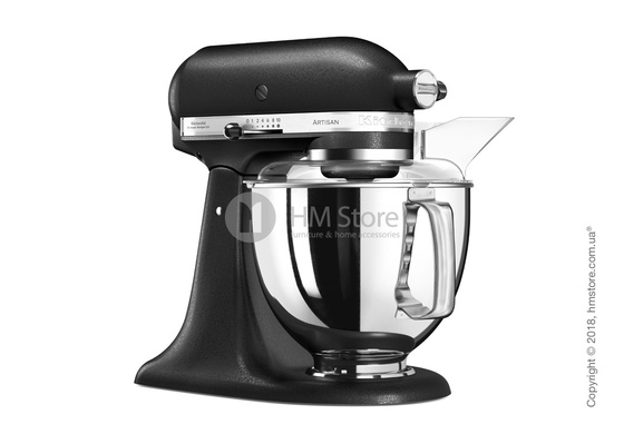 Планетарный миксер KitchenAid Artisan Series 5-Quart Tilt-Head Stand Mixer Plus Bowl 4.8 л, Cast Iron Black