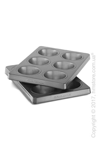 Набор форма для выпечки KitchenAid Muffin Forms 2 предмета, Steel 