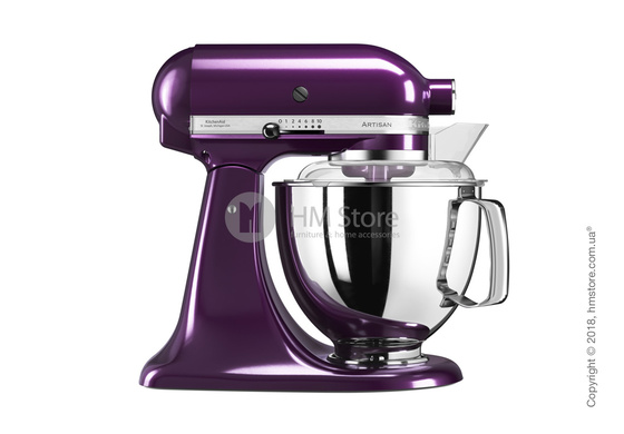 Планетарный миксер KitchenAid Artisan Series 5-Quart Tilt-Head Stand Mixer Plus Bowl 4.8 л, Plum