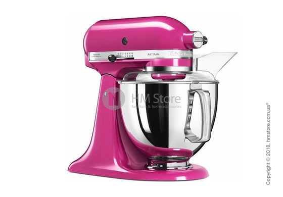 Планетарный миксер KitchenAid Artisan Series 5-Quart Tilt-Head Stand Mixer Plus Bowl 4.8 л, Fuchsia