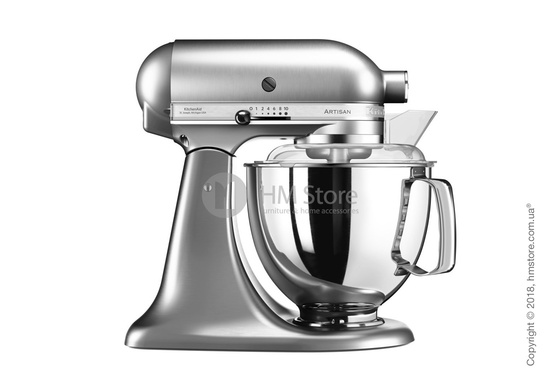 Планетарный миксер KitchenAid Artisan Series 5-Quart Tilt-Head Stand Mixer Plus Bowl 4.8 л, Brushed Nickel