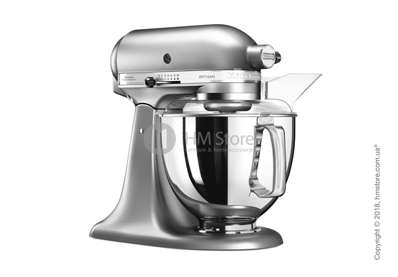Планетарный миксер KitchenAid Artisan Series 5-Quart Tilt-Head Stand Mixer Plus Bowl 4.8 л, Brushed Nickel