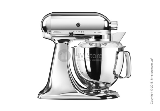 Планетарный миксер KitchenAid Artisan Series 5-Quart Tilt-Head Stand Mixer Plus Bowl 4.8 л, Chrom