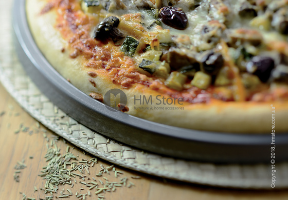  Форма для пиццы круглая KitchenAid Thin Crust Pizza Plate 30 см, Steel