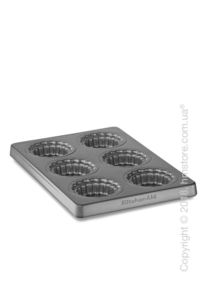 Форма для кексов со съемным дном KitchenAid Mini Pie Pan, Steel
