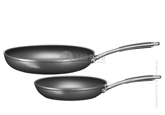 Сковорода KitchenAid Skillet серия Hard Anodized 24 см, Black