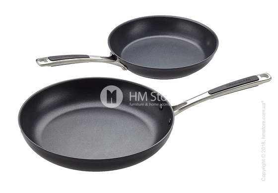 Сковорода KitchenAid Skillet серия Hard Anodized 24 см, Black