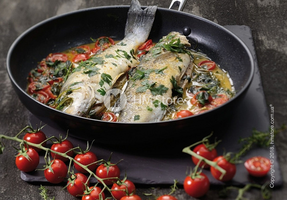 Сковорода KitchenAid Skillet серия Hard Anodized 30 см, Black