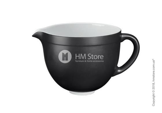 Чаша керамическая для миксера KitchenAid 4.8 л, Matte Black