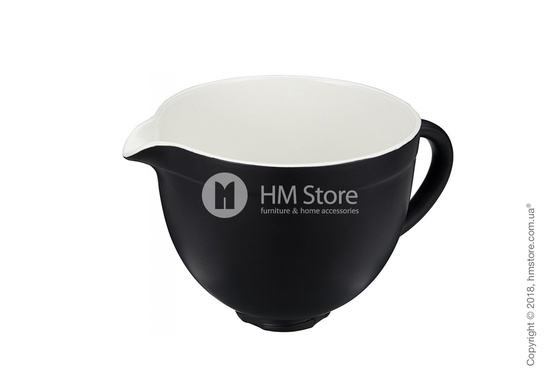 Чаша керамическая для миксера KitchenAid 4.8 л, Matte Black