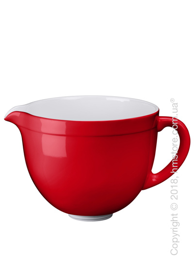 Чаша керамическая для миксера KitchenAid 4.8 л, Empire Red