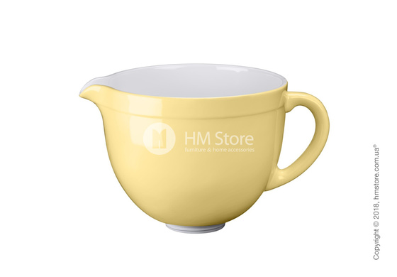 Чаша керамическая для миксера KitchenAid 4.8 л, Majestic Yellow
