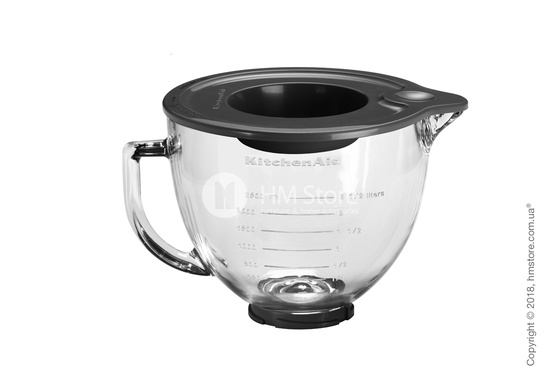 Чаша стеклянная для миксера KitchenAid 4.8 л, Transparent Чаша стеклянная для миксера KitchenAid 4.8 л, Transparent