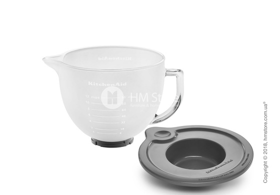 Чаша стеклянная для миксера KitchenAid 4.8 л, Matte