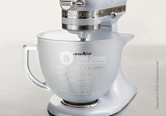 Чаша стеклянная для миксера KitchenAid 4.8 л, Matte