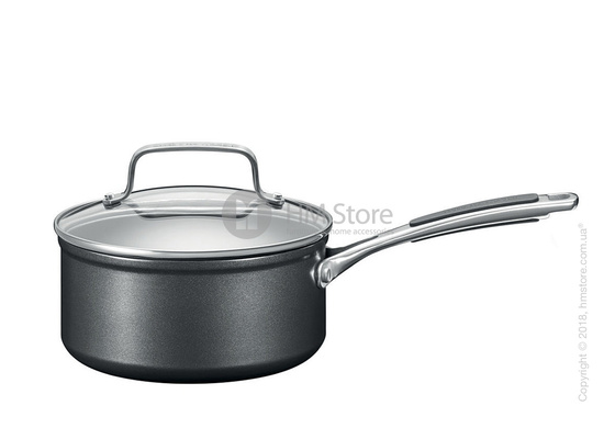 Сотейник с крышкой KitchenAid Saucepan серия Hard Anodized 16 см, Black
