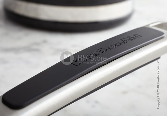 Сотейник с крышкой KitchenAid Saucepan серия Hard Anodized 16 см, Black