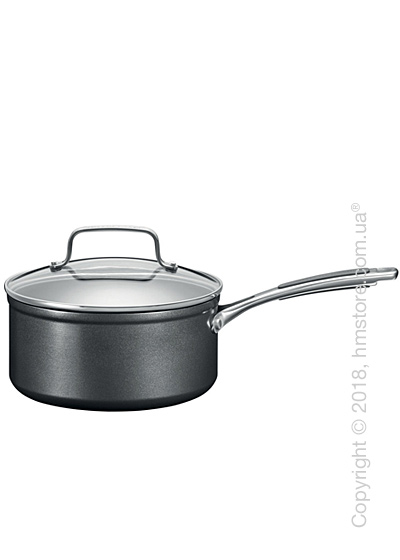 Сотейник с крышкой KitchenAid Saucepan серия Hard Anodized 18 см, Black