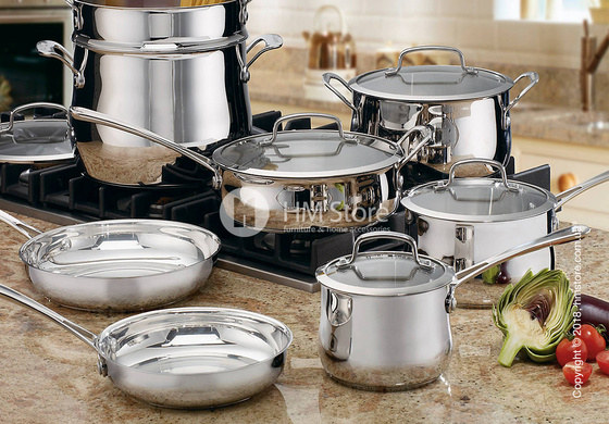 Сковорода KitchenAid Skillet серия 3-Ply Stainless Steel 30 см