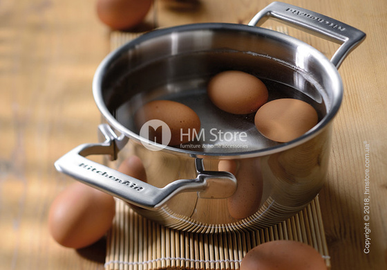 Кастрюля KitchenAid Sauce серия 3-Ply Stainless Steel 1.42 л