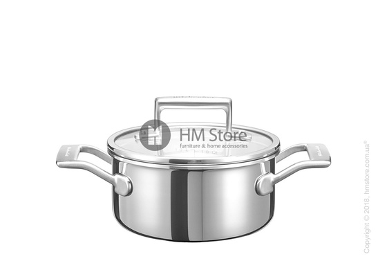 Кастрюля KitchenAid Sauce серия 3-Ply Stainless Steel 1.42 л