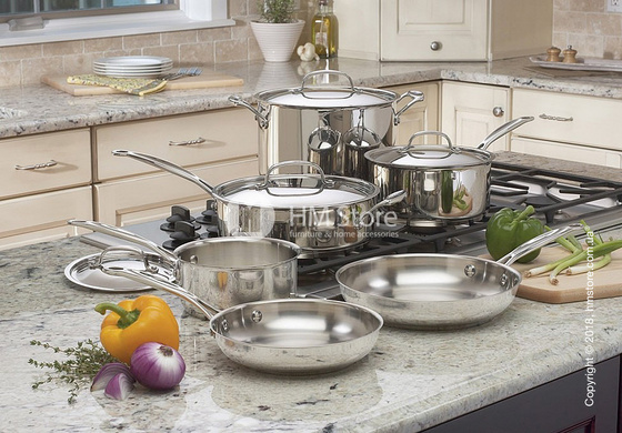 Сковорода Вок KitchenAid Wok серия 3-Ply Stainless Steel 33 см Сковорода Вок KitchenAid Wok серия 3-Ply Stainless Steel 33 см