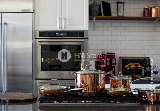 Сковорода KitchenAid Skillet серия 3-Ply Copper 25.4 см