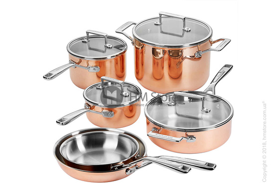 Сковорода KitchenAid Skillet серия 3-Ply Copper 30 см