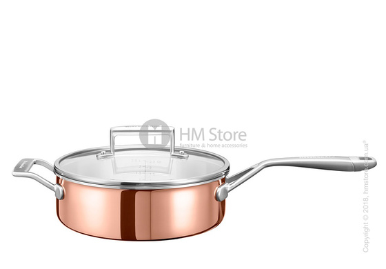 Сотейник с крышкой KitchenAid Saupe серия 3-Ply Copper 3.31 л