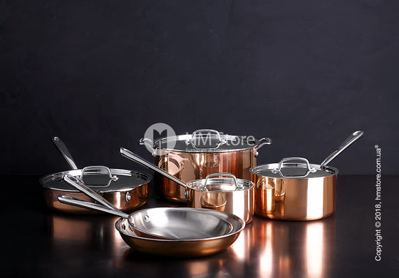 Сотейник с крышкой KitchenAid Saupe серия 3-Ply Copper 3.31 л