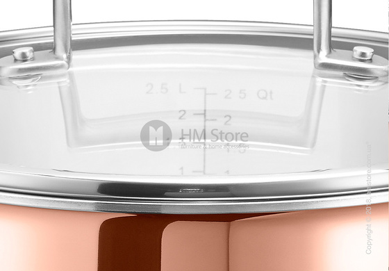 Сотейник с крышкой KitchenAid Saupe серия 3-Ply Copper 3.31 л
