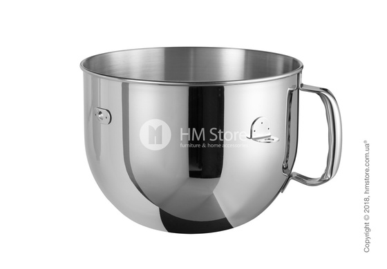 Чаша с ручкой для миксера KitchenAid 6.9 л, Stainless Steel