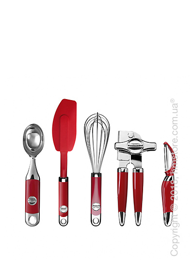 Набор кухонных аксессуаров KitchenAid, 5 предметов, Empire Red
