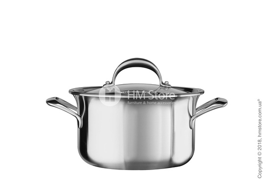 Кастрюля KitchenAid Sauce серия 5-Ply Copper Core 2.84 л, Stainless Steel