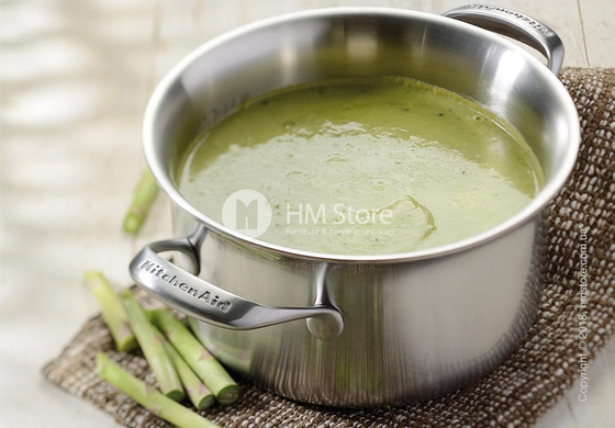 Кастрюля KitchenAid Sauce серия 5-Ply Copper Core 2.84 л, Stainless Steel