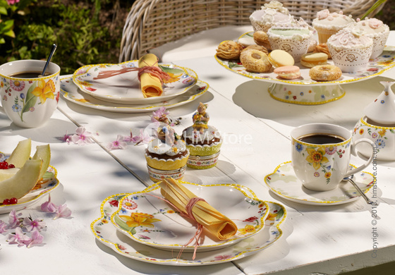 Тарелка десертная мелкая Villeroy & Boch коллекция Spring Awakening, 22 см