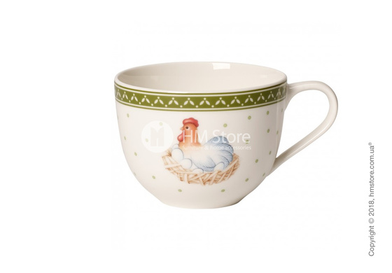 Чашка с блюдцем Villeroy & Boch коллекция Farmers Spring Hen, 230 мл