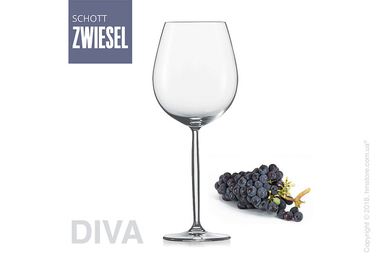 Набор бокалов для красного вина Burgundy Schott Zwiesel Diva 480 мл на 6 персон Набор бокалов для красного вина Burgundy Schott Zwiesel Diva 480 мл на 6 персон