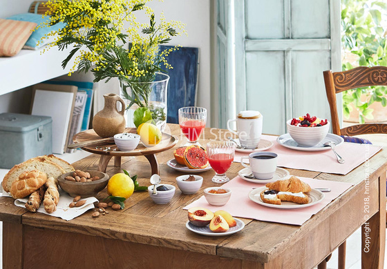 Набор фарфоровой посуды Villeroy & Boch коллекция Artesano Nature на 2 персоны, 6 предметов, Blue