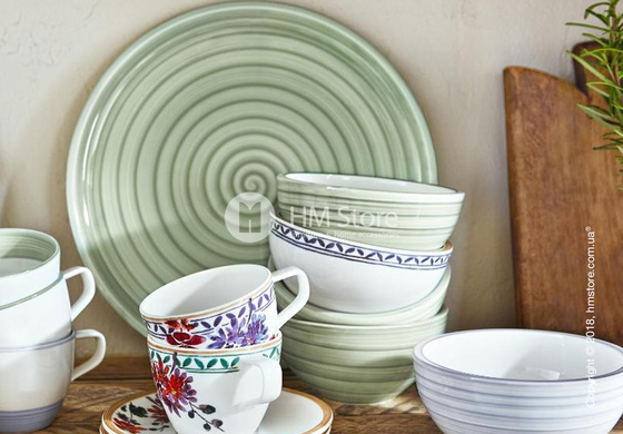 Тарелка столовая мелкая Villeroy & Boch коллекция Artesano Nature, Green