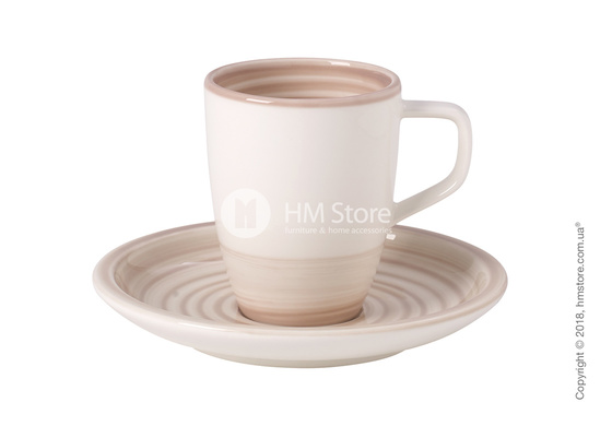 Чашка для эспрессо с блюдцем Villeroy & Boch коллекция Artesano Nature, 100 мл, Beige Чашка для эспрессо с блюдцем Villeroy & Boch коллекция Artesano Nature, 100 мл, Beige