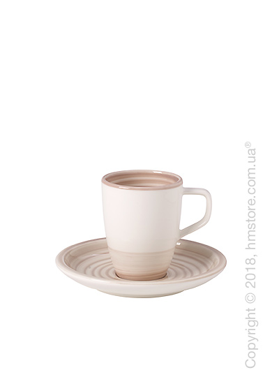 Чашка для эспрессо с блюдцем Villeroy & Boch коллекция Artesano Nature, 100 мл, Beige