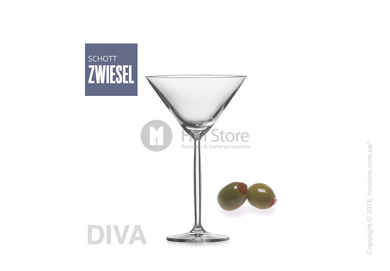 Набор бокалов для мартини Schott Zwiesel Diva 245 мл на 6 персон
